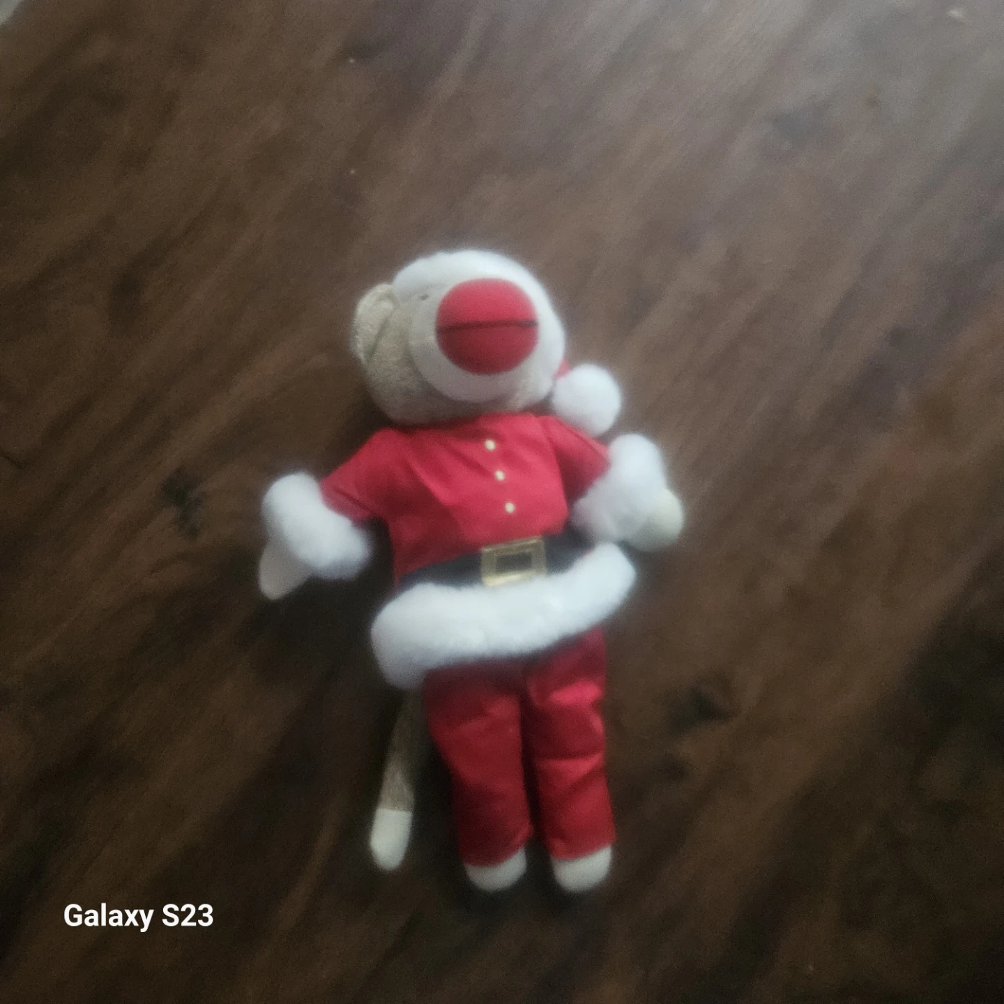 Santa Claus Sock Monkey Plush