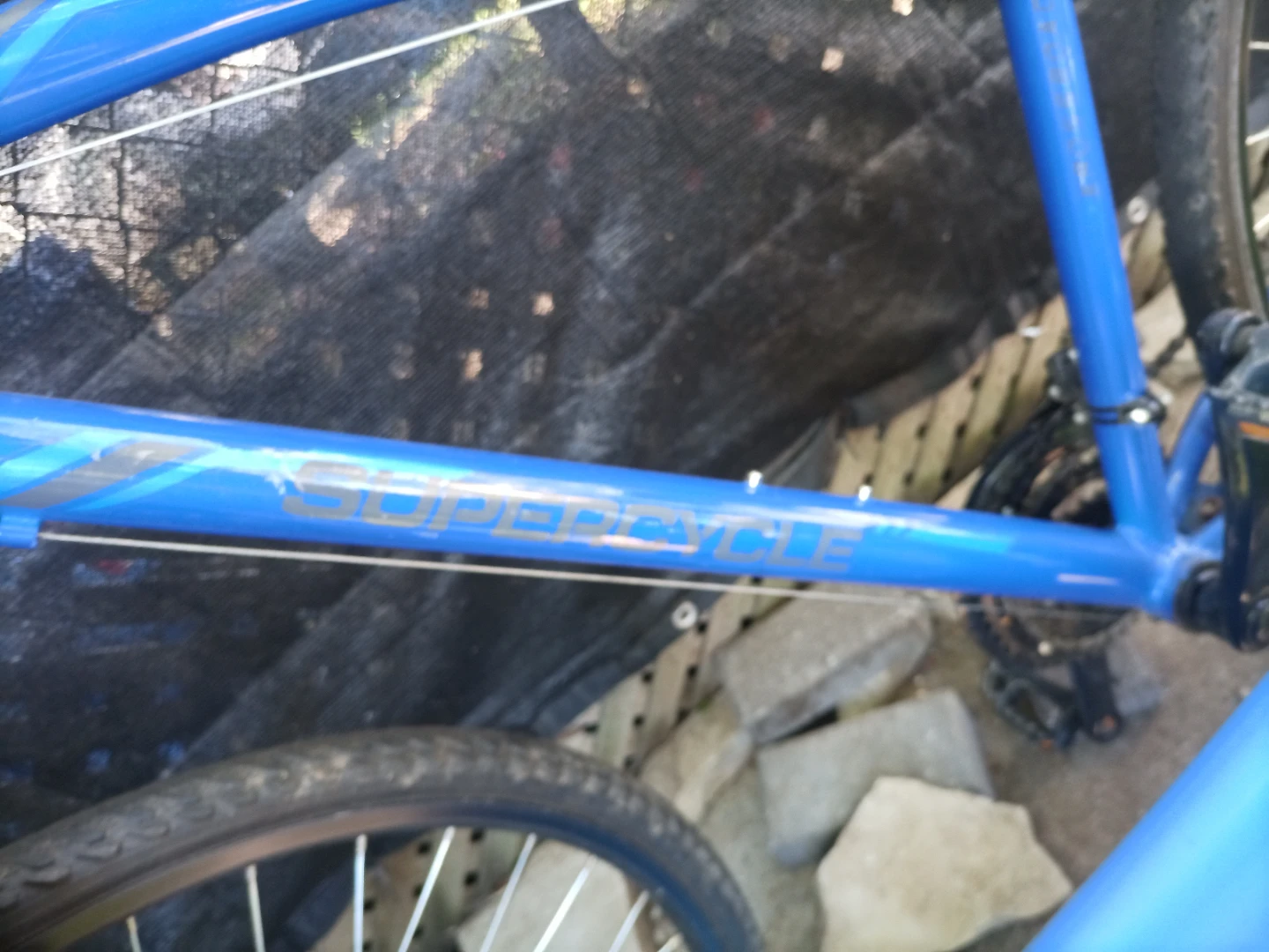 Blue super cycle mountain bike - photo 3