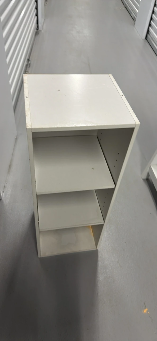 White 3-Tier Open Shelving Unit - photo 3