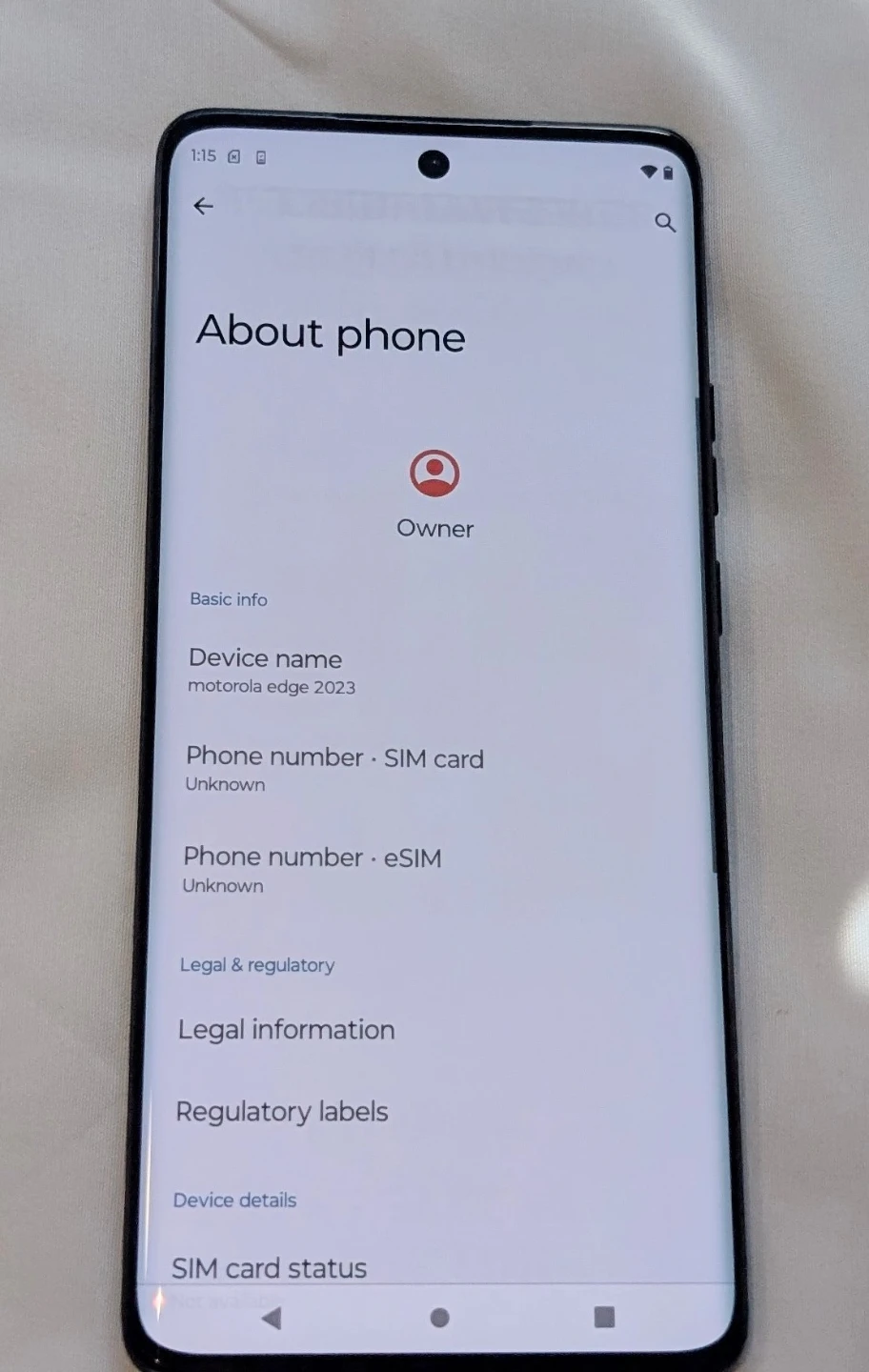 UNLOCKED MOTOROLA EDGE 5G 256GB 5G CELL PHONE - photo 2