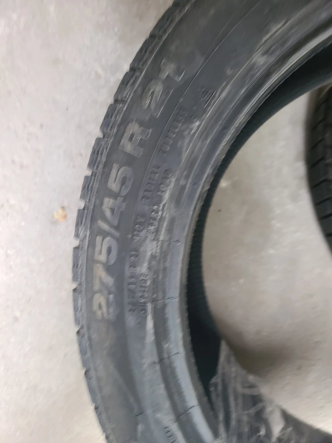 4x 275/45/21 NEW Continental Winter tires - photo 3