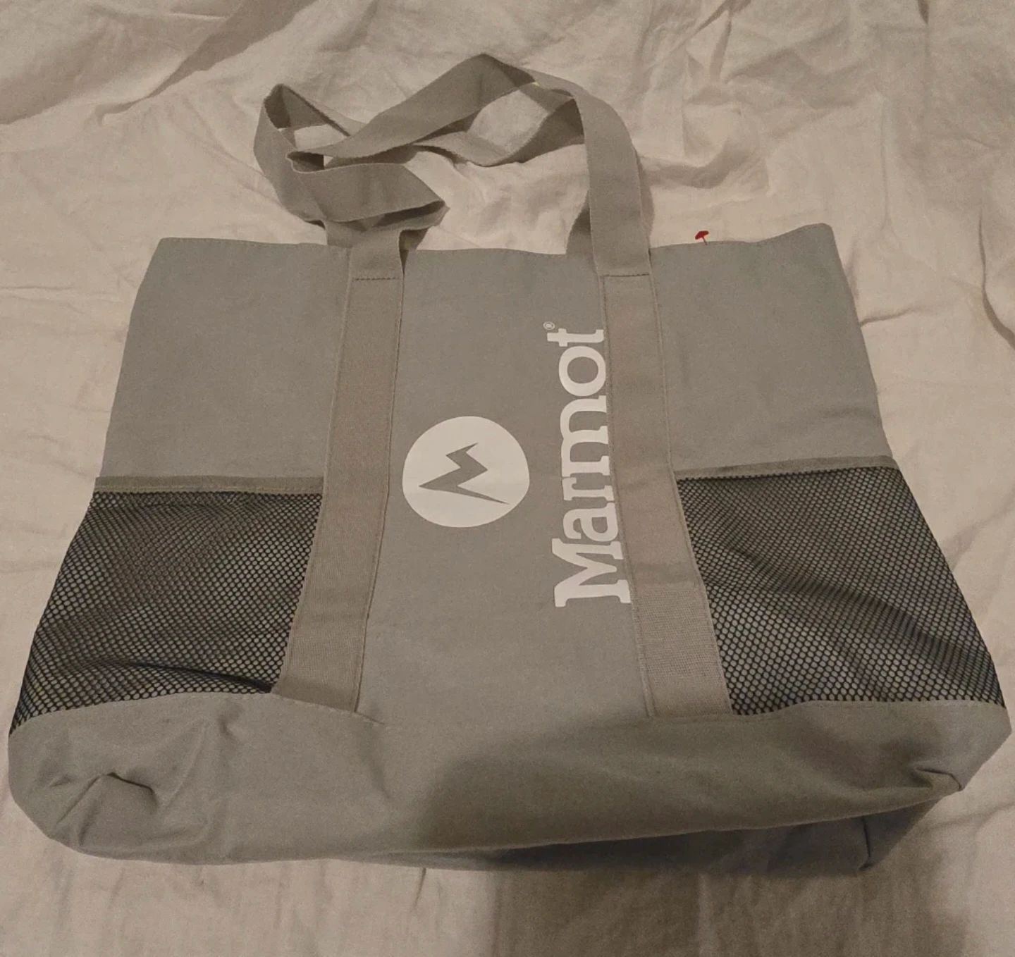 Marmot Canvas Tote Bag with Mesh Pockets Japan