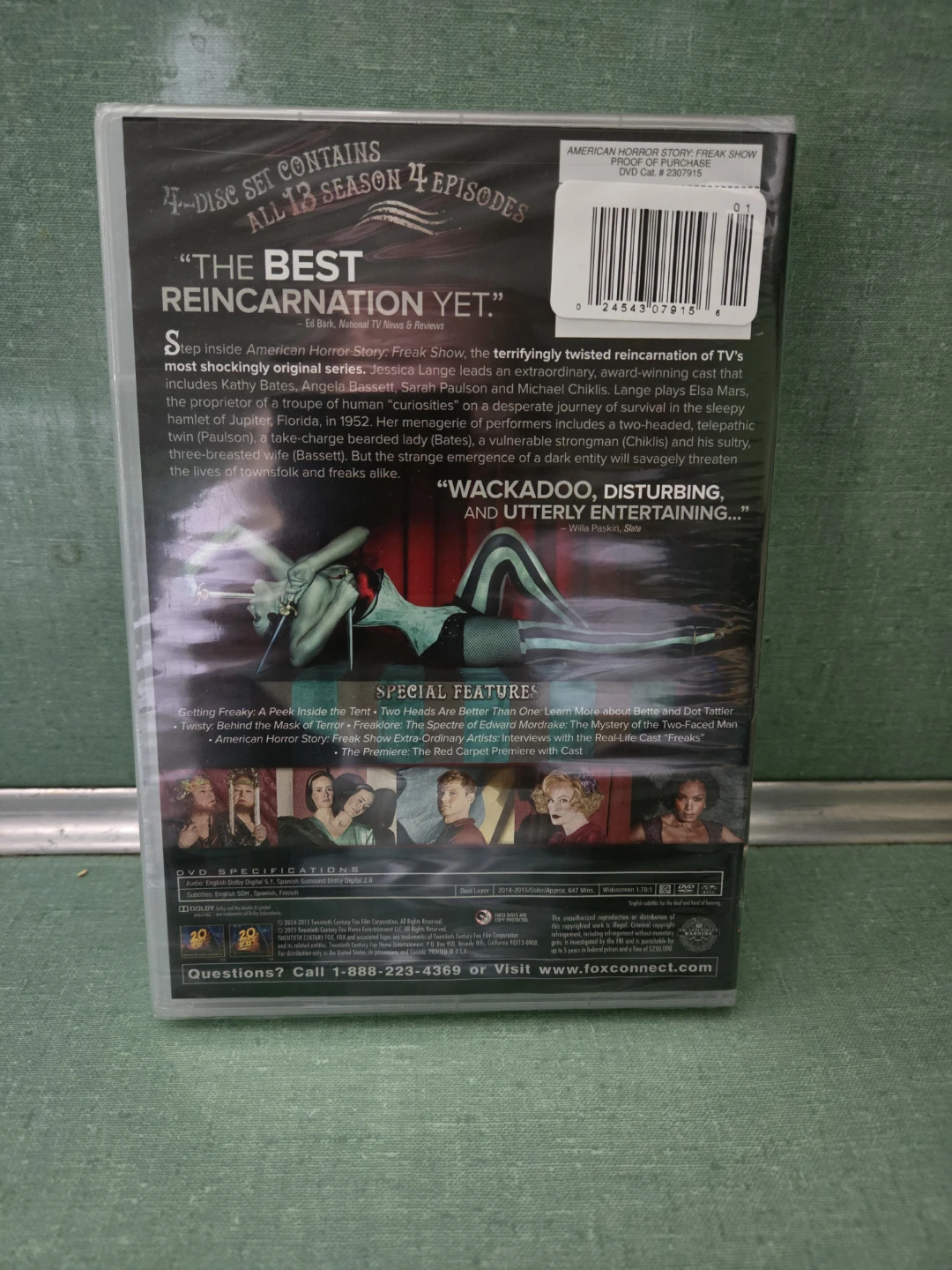 American Horror Story Freak Show DVDs - photo 2