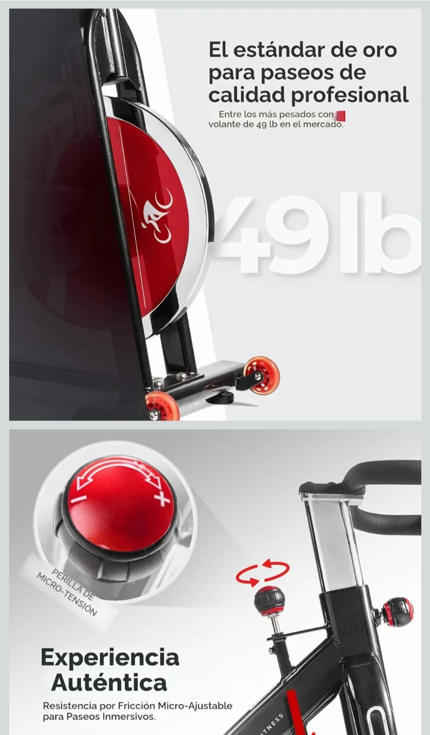 Sunny Health & Fitness Indoor Cycling Bike - photo 5