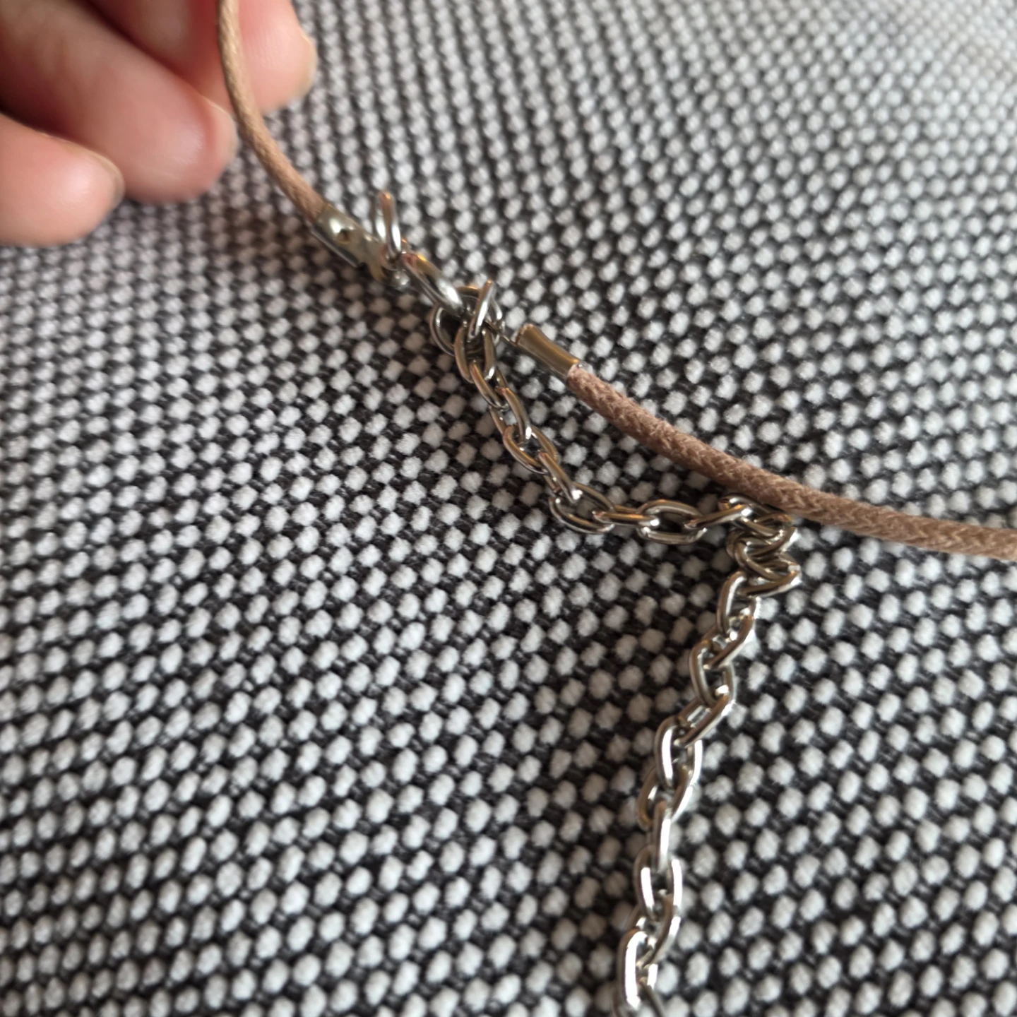 Wood Flower Charm Necklace - photo 4