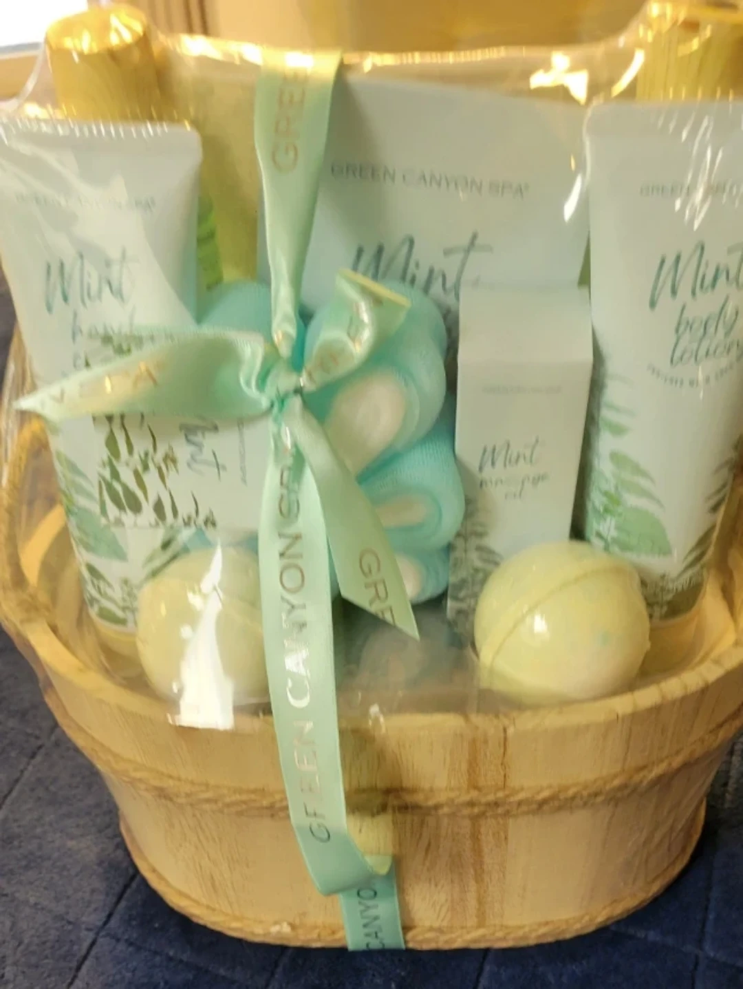 Green Canyon Spa Mint Bath Gift Set