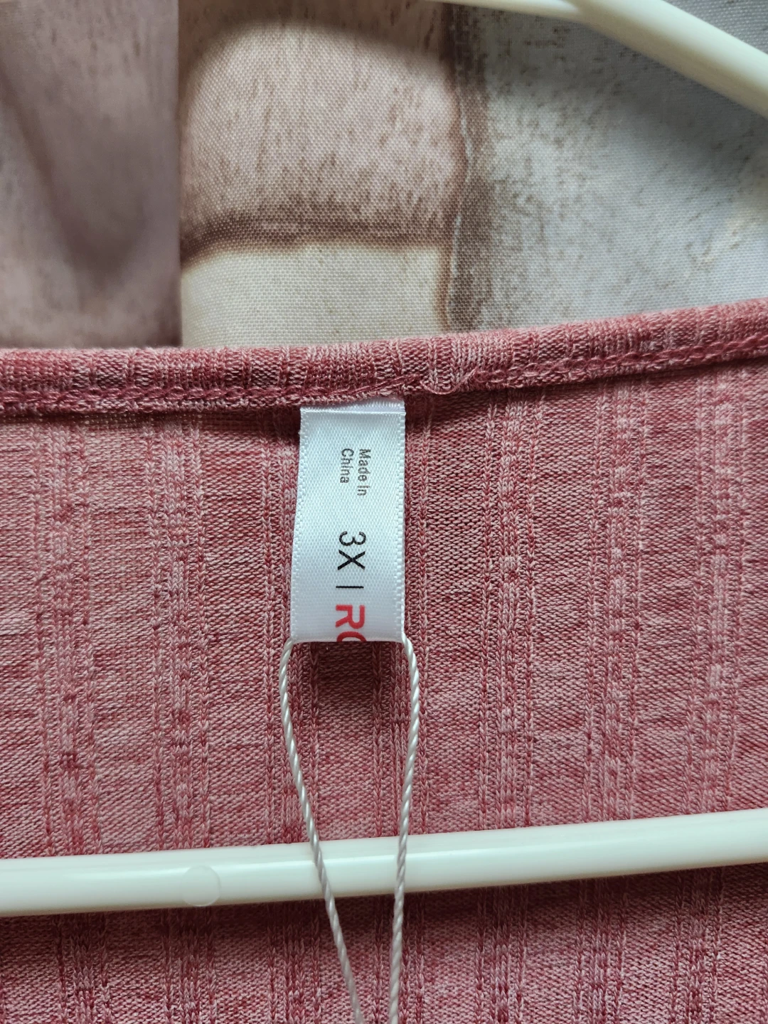 Rosegal Women's 3XL Pink Ribbed Cardigan - photo 3