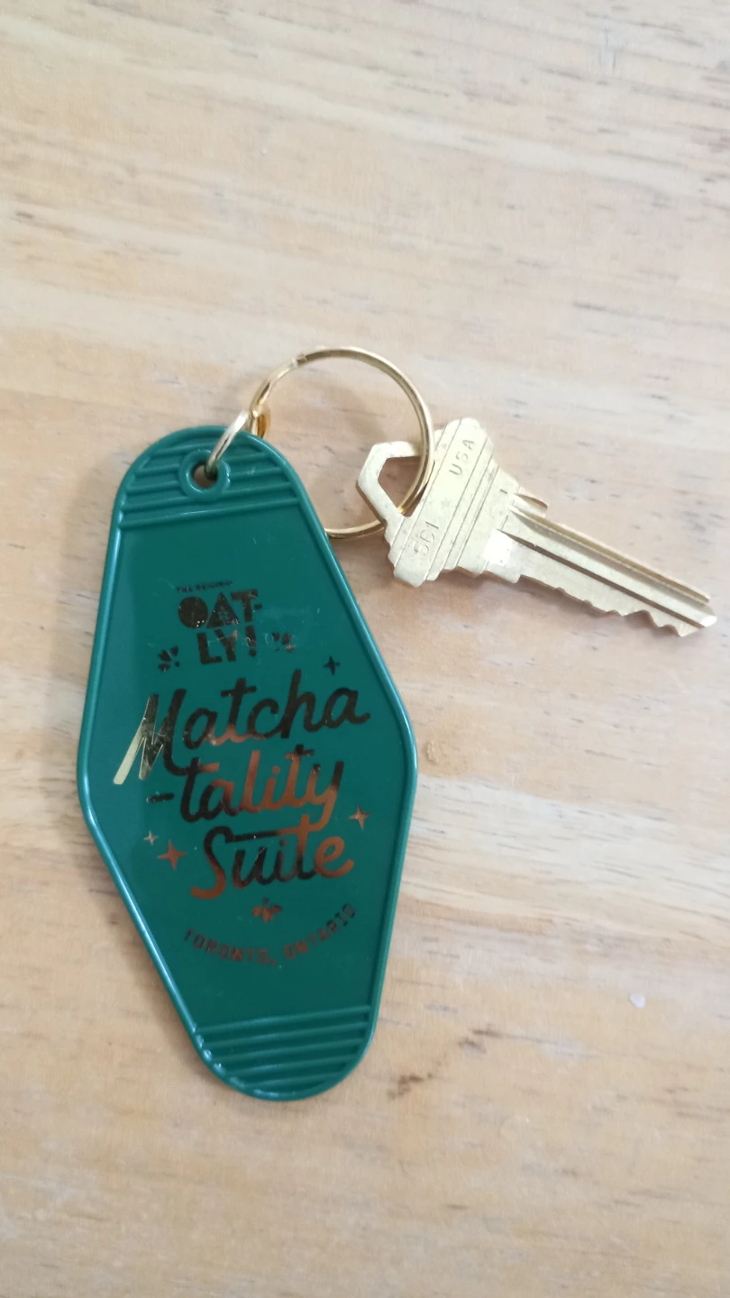 Oatly Matcha-tality Suite Key Tag 🏈