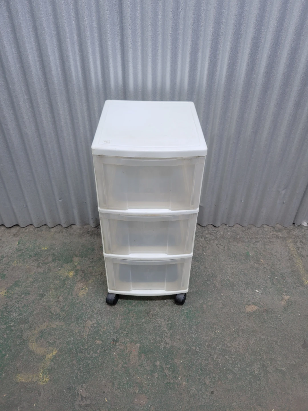 3-Drawer Plastic Storage Cart