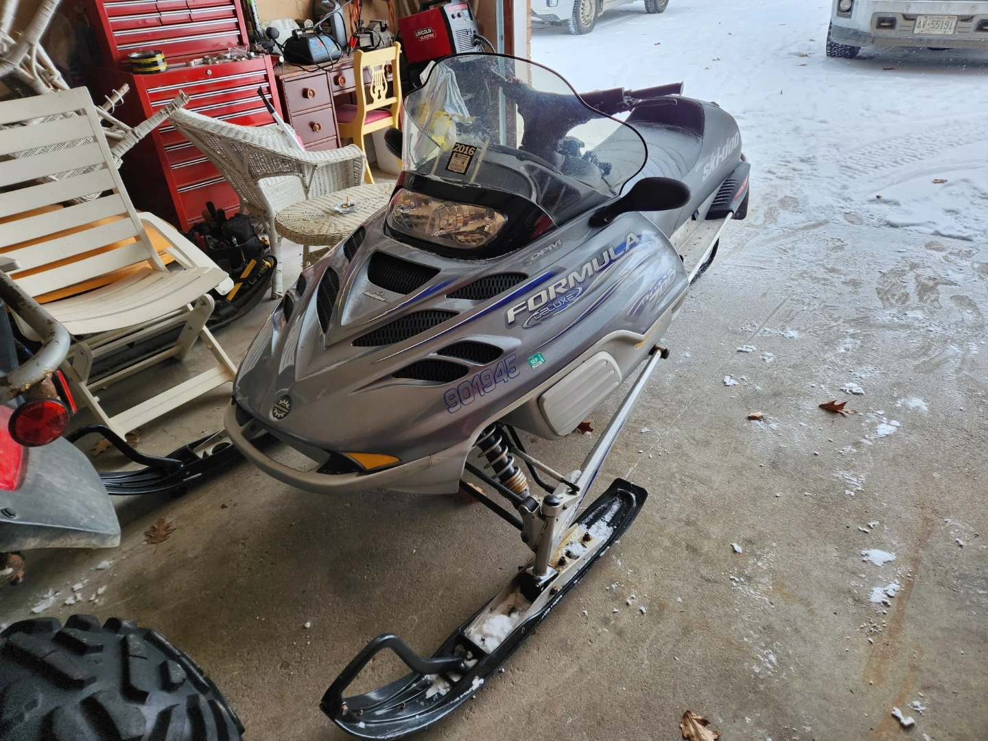 2001 skidoo formula 700 - photo 2