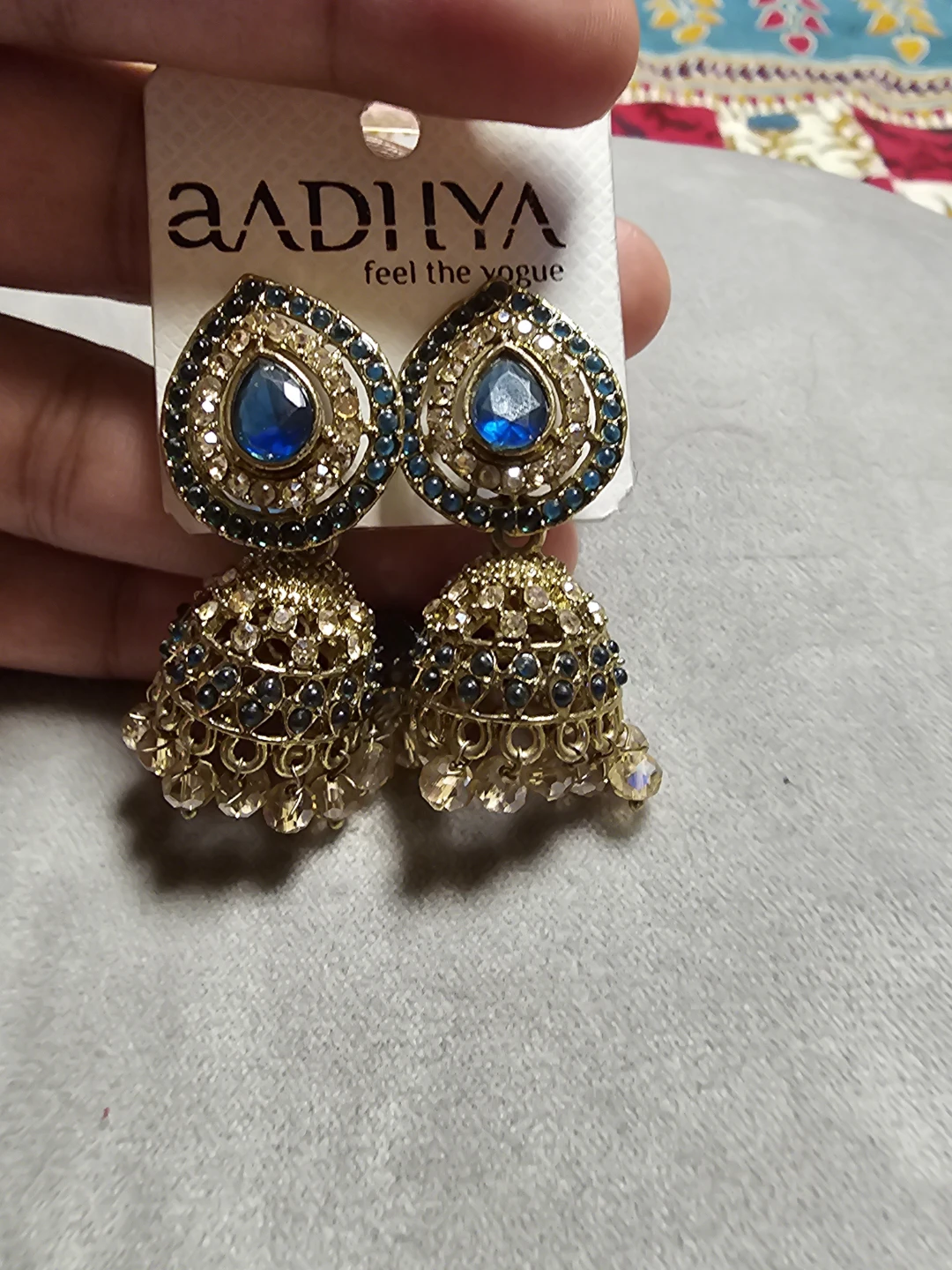 Aadhiya Jhumka Earrings