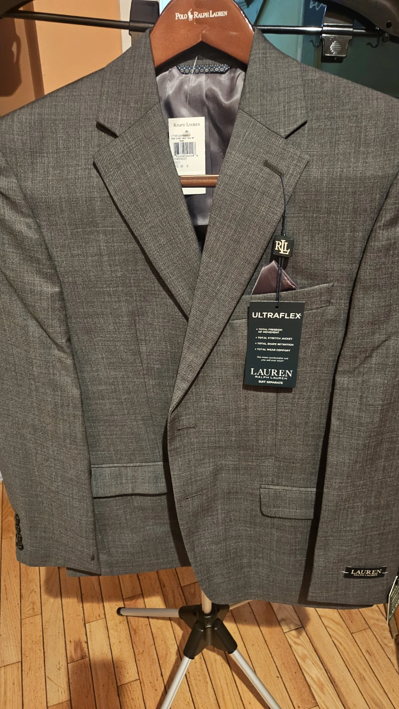 Lauren Ralph Lauren Ultraflex Suit Jacket - Grey