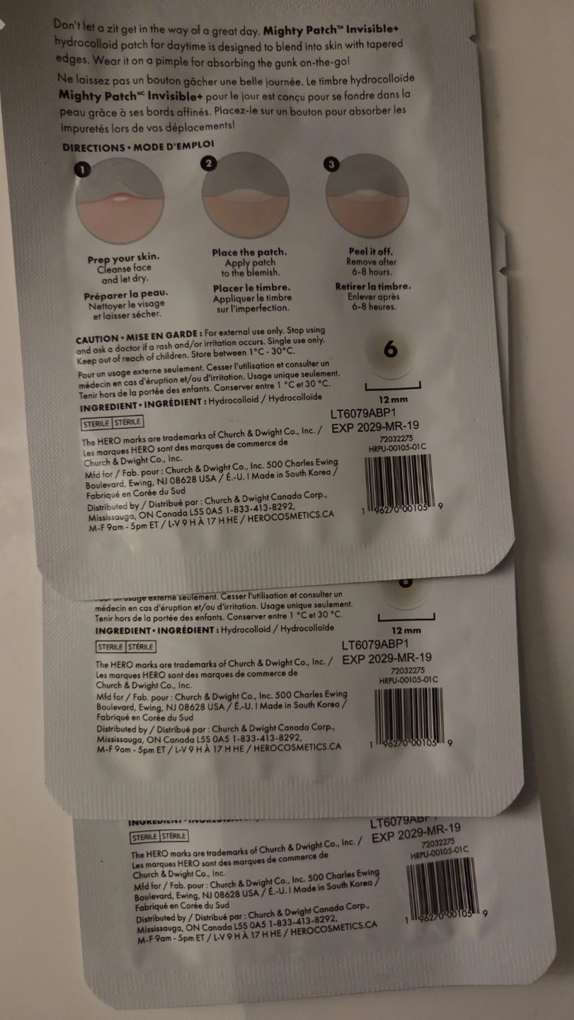 3 packs of Hero Mighty Patch Invisible+ - photo 3