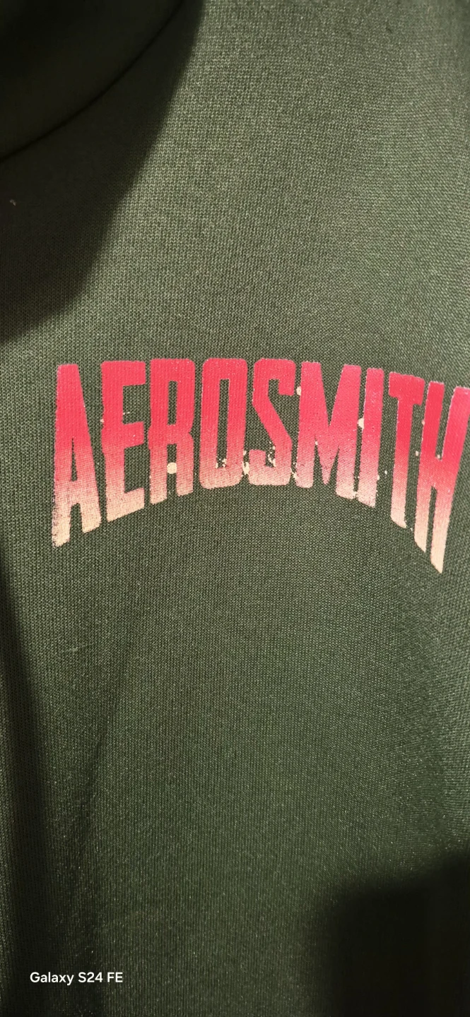 Aerosmith Graphic Hoodie Olive Green - photo 3