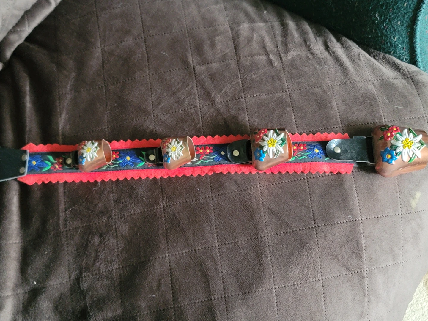Vintage Alpine Cowbell Strap