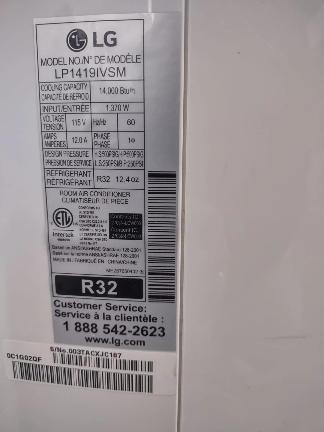 LG 14,000 BTU DUAL Inverter Portable Air Conditioner - photo 4