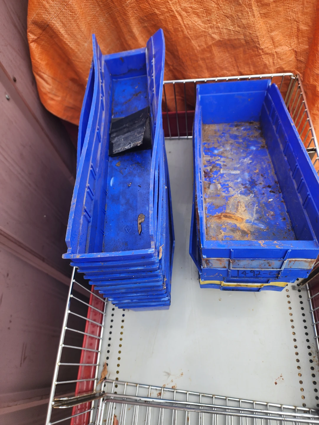 Assorted Industrial Plastic Storage Bins - photo 3