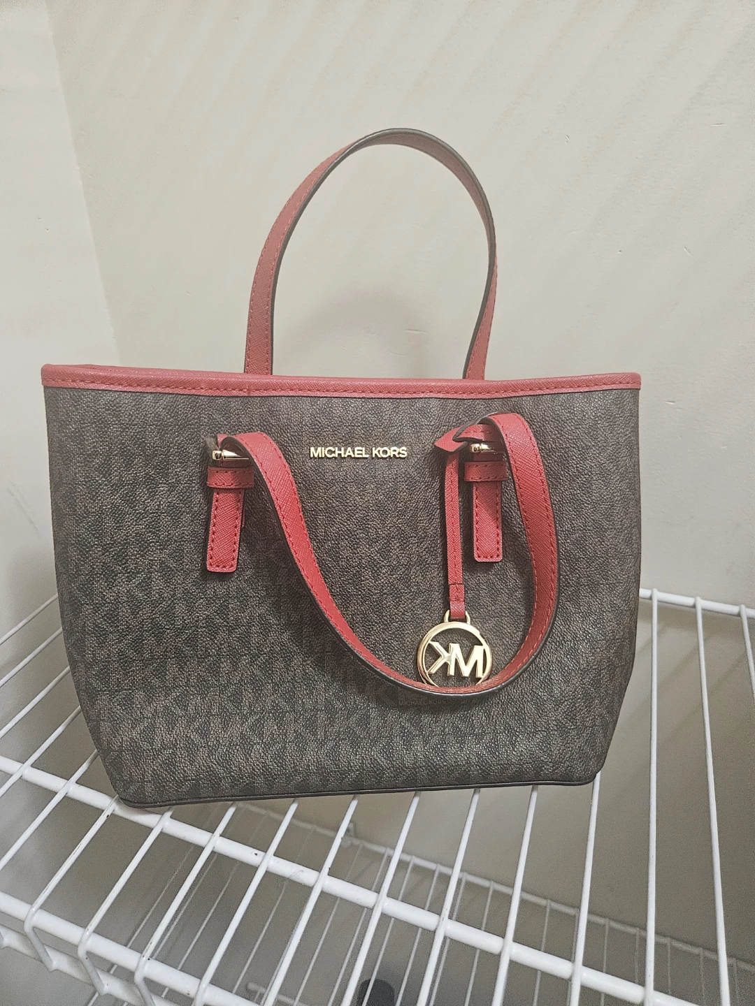 Michael Kors Logo Print Tote Bag