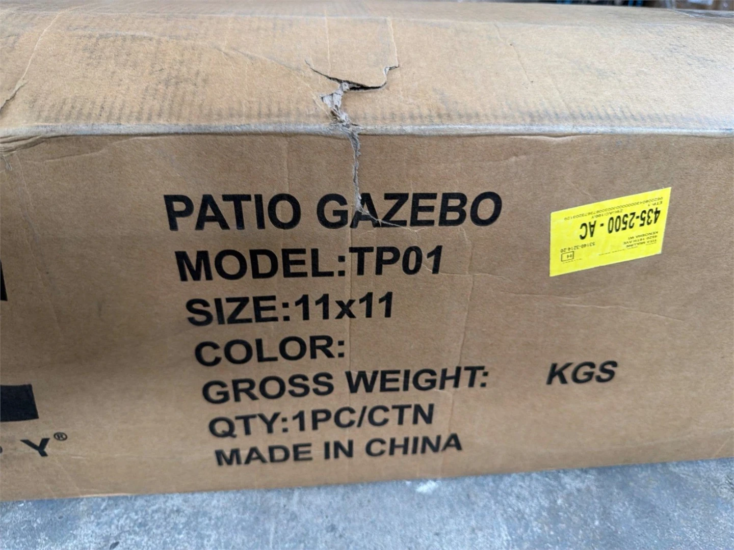 Brand New 11ft x 11ft Patio Gazebo TP01 - photo 5