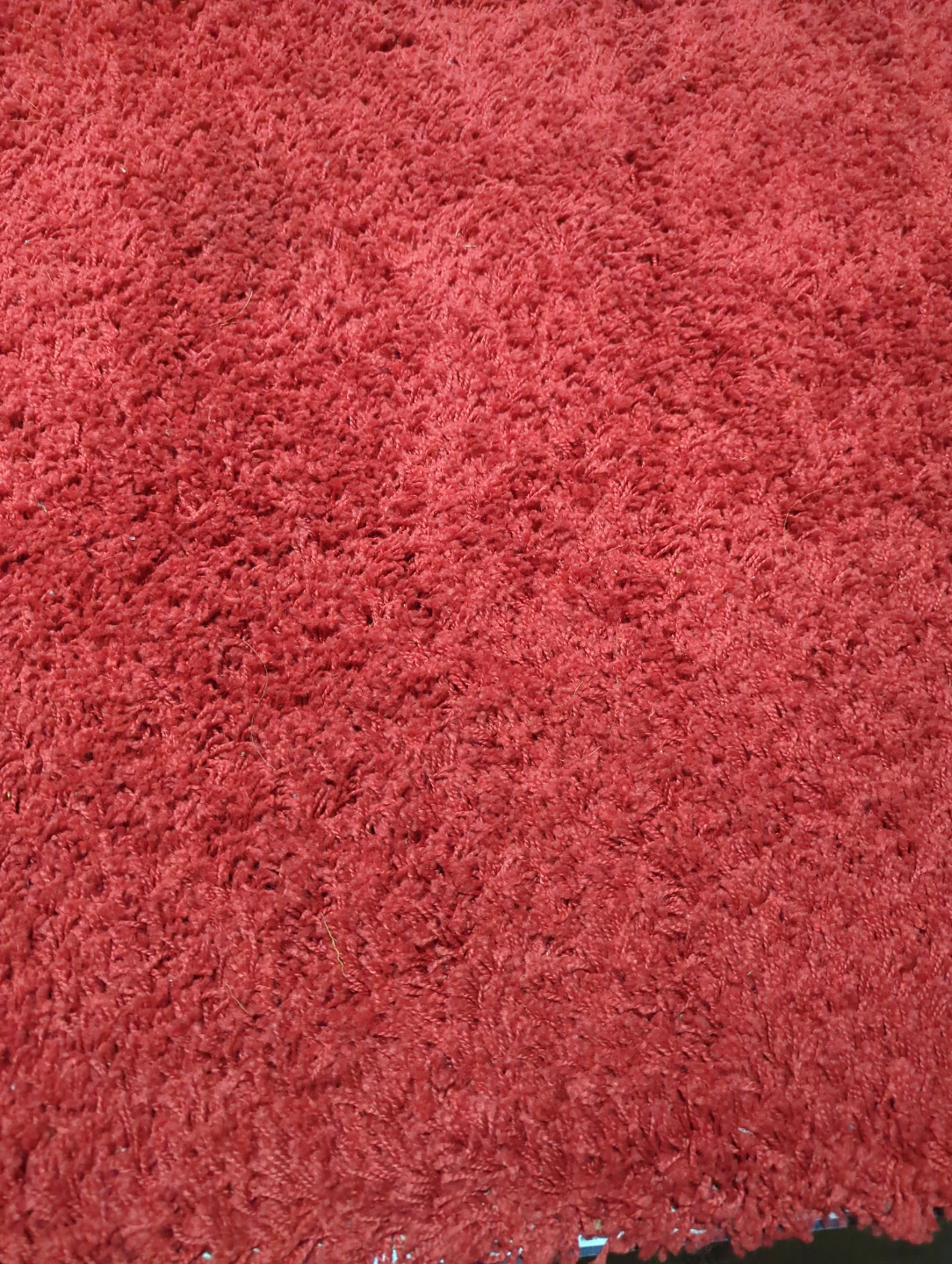 Two Shaggy Bath Mats (Red and Pink) - photo 3
