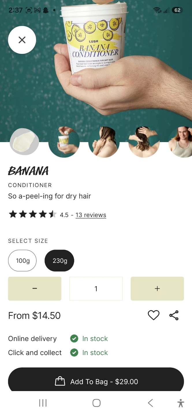 Lush Banana Conditioner