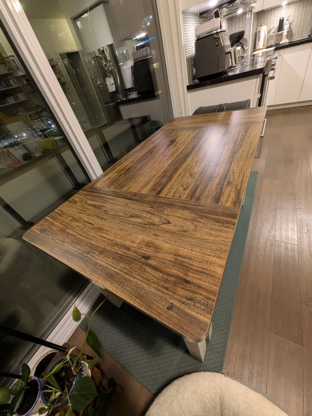 Space-Saving Dining Table with Benches - photo 4