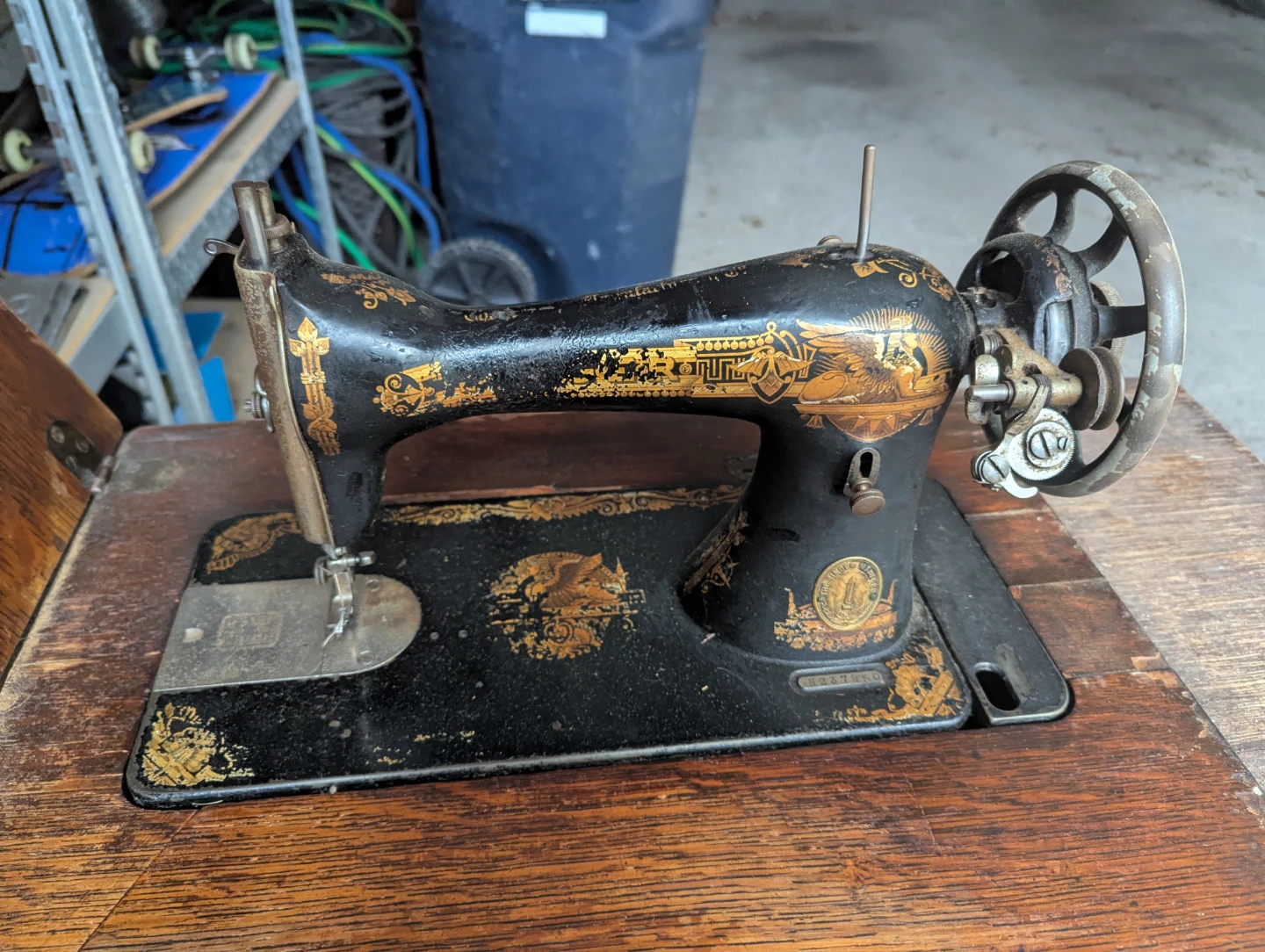 Vintage Singer treadle sewing machine