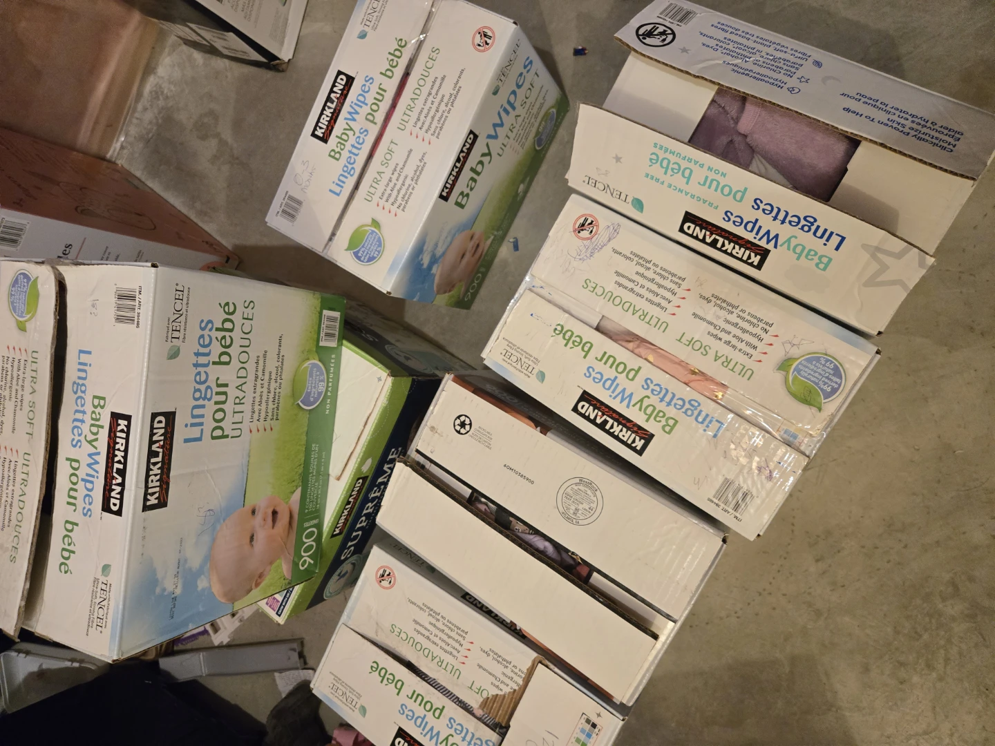 7 x Boxes of Girl Clothes size 0-2T