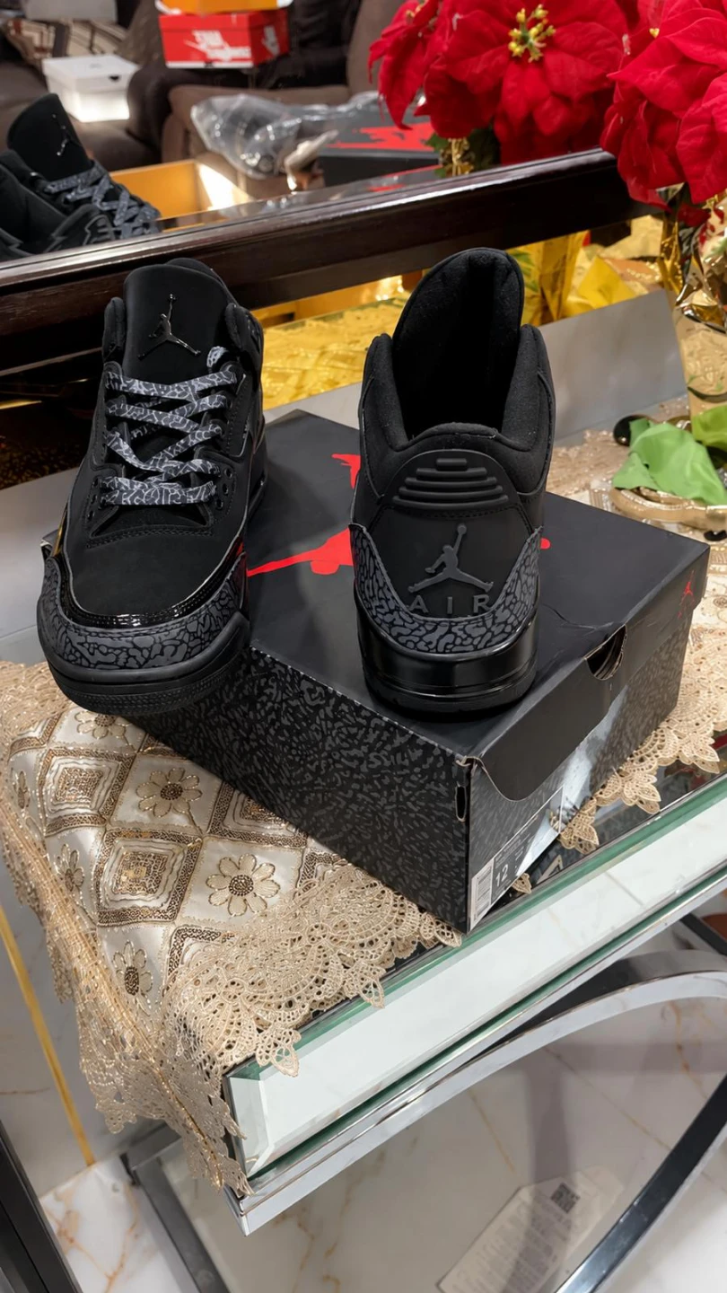 Air Jordan 3 Retro Black Cat - photo 3