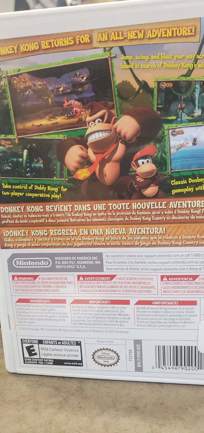Donkey Kong Country Returns for Nintendo Wii - photo 2
