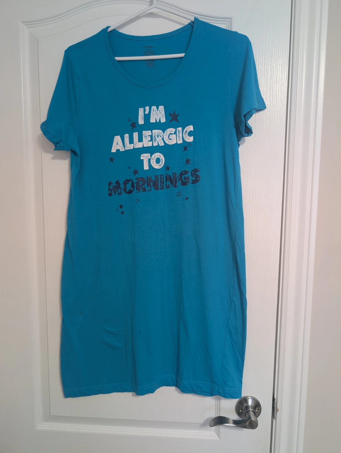 Set of 2 night shirts. Blue is George and the Red is old navy - photo 4