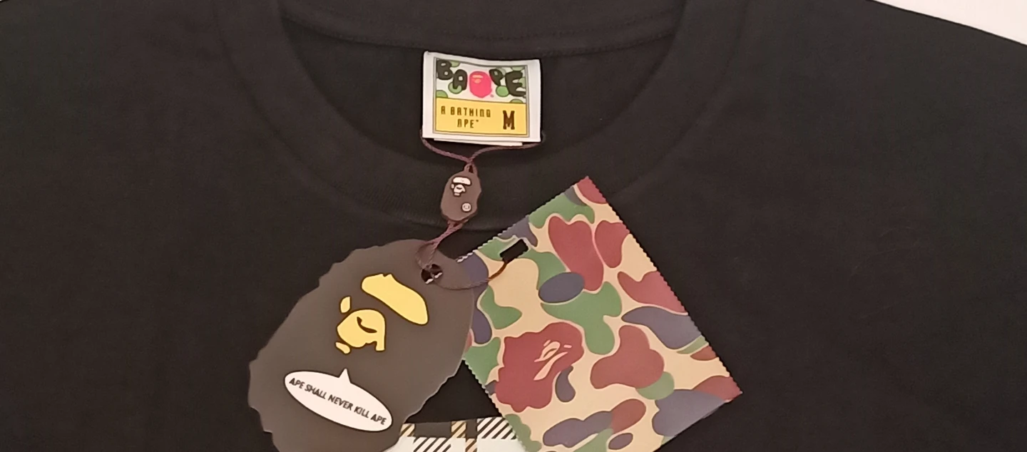 A Bathing Ape BAPE Black T-Shirt - photo 5
