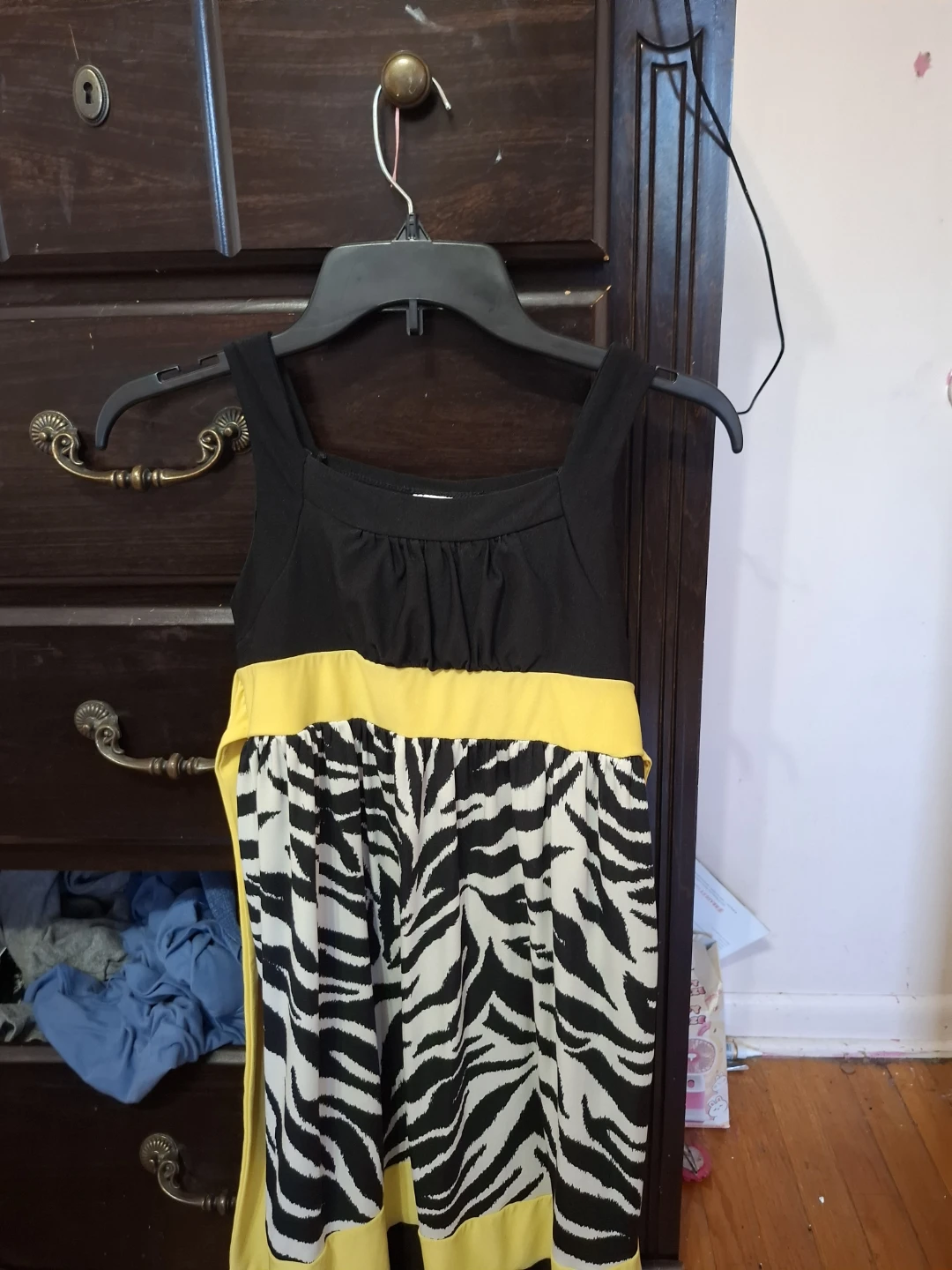 Girls Zebra Print Dress