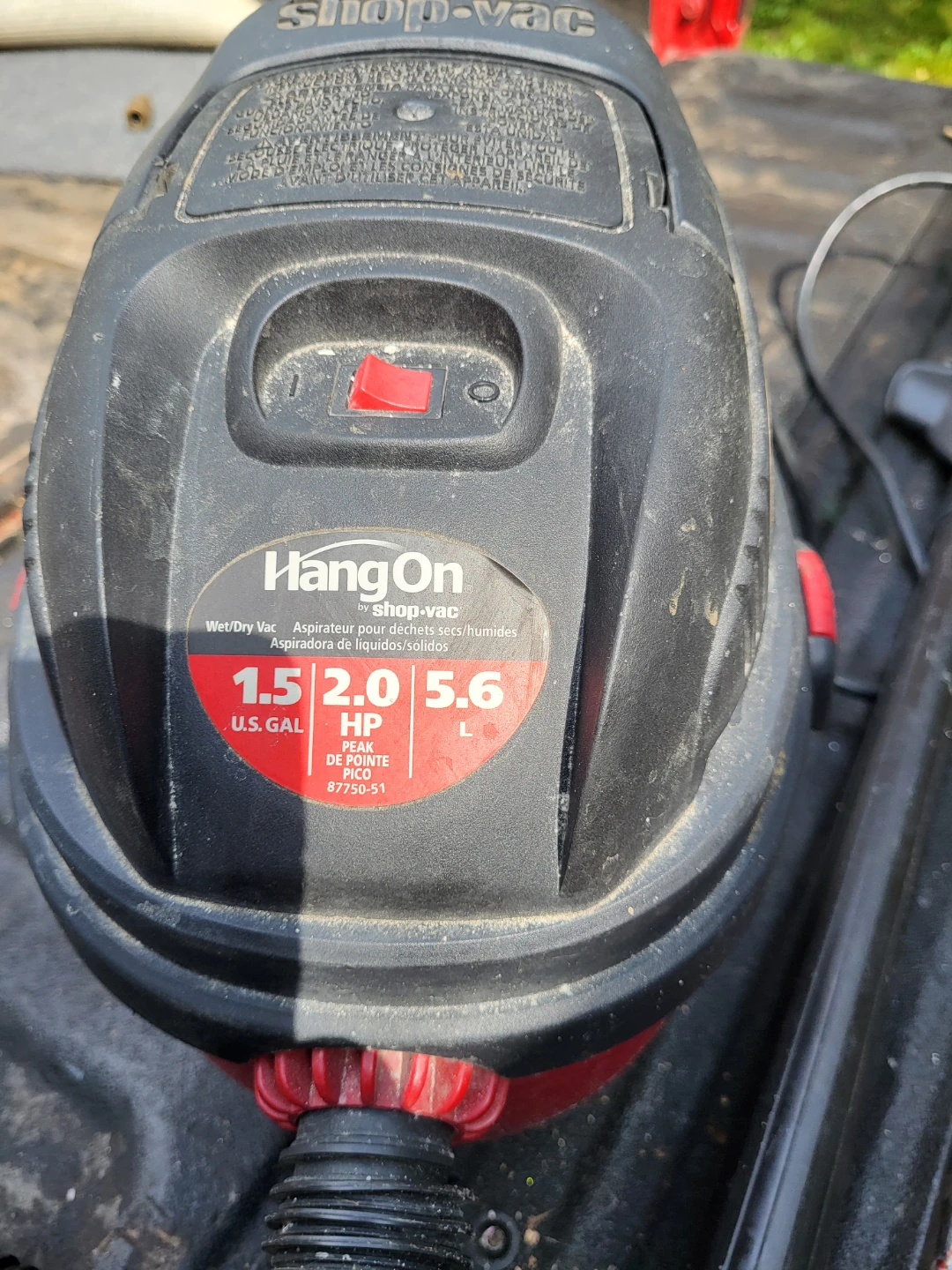 Shop-Vac HangOn Wet/Dry Vacuum - photo 2