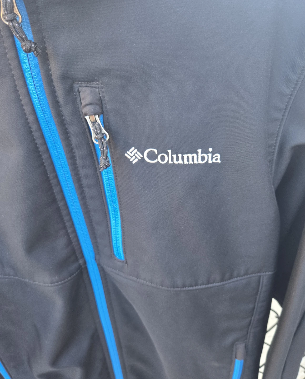 Men's Columbia Jacket.  Medium Black Ascender Softshell. EUC - photo 3