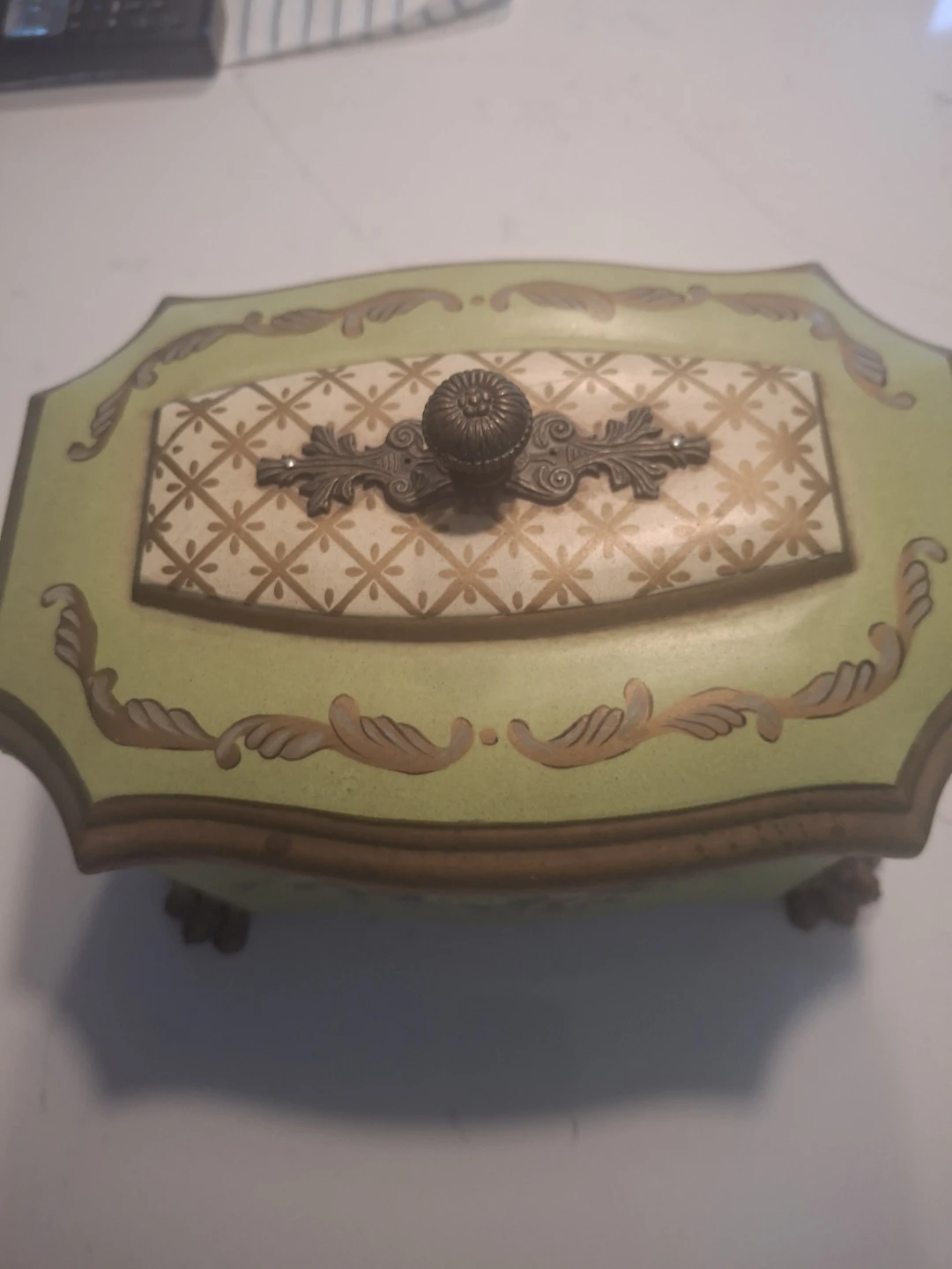 Vintage Floral Decorative Keepsake Box - photo 2