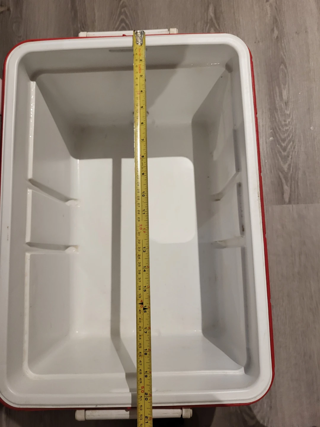 Coleman Red and White Cooler with Flipping Door - photo 5