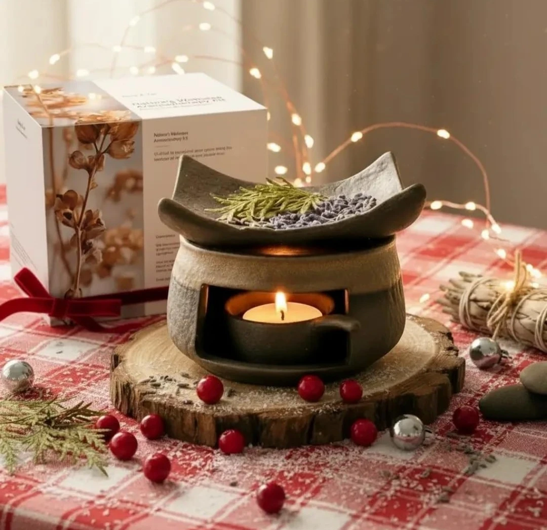 Nature's Wellness Aromatherapy Herb Burner Kit