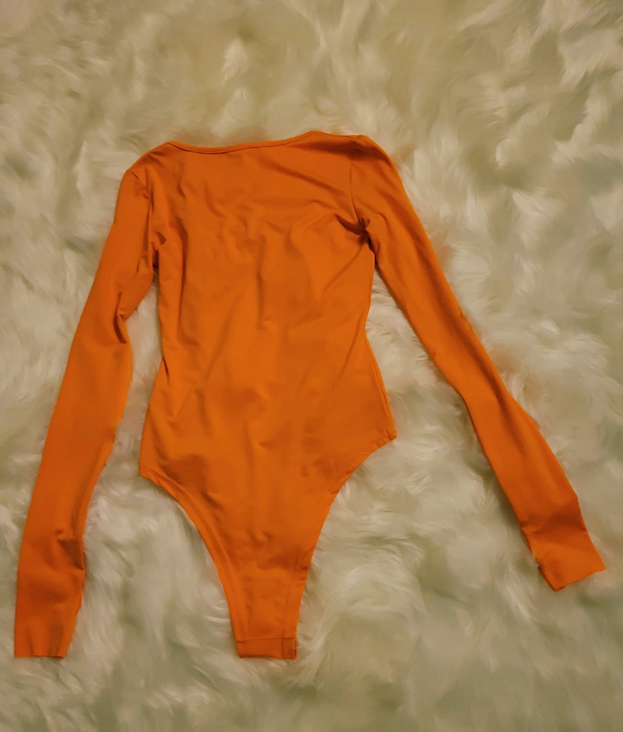 🧡Neon Orange long sleeve bodysuit🧡 - photo 2