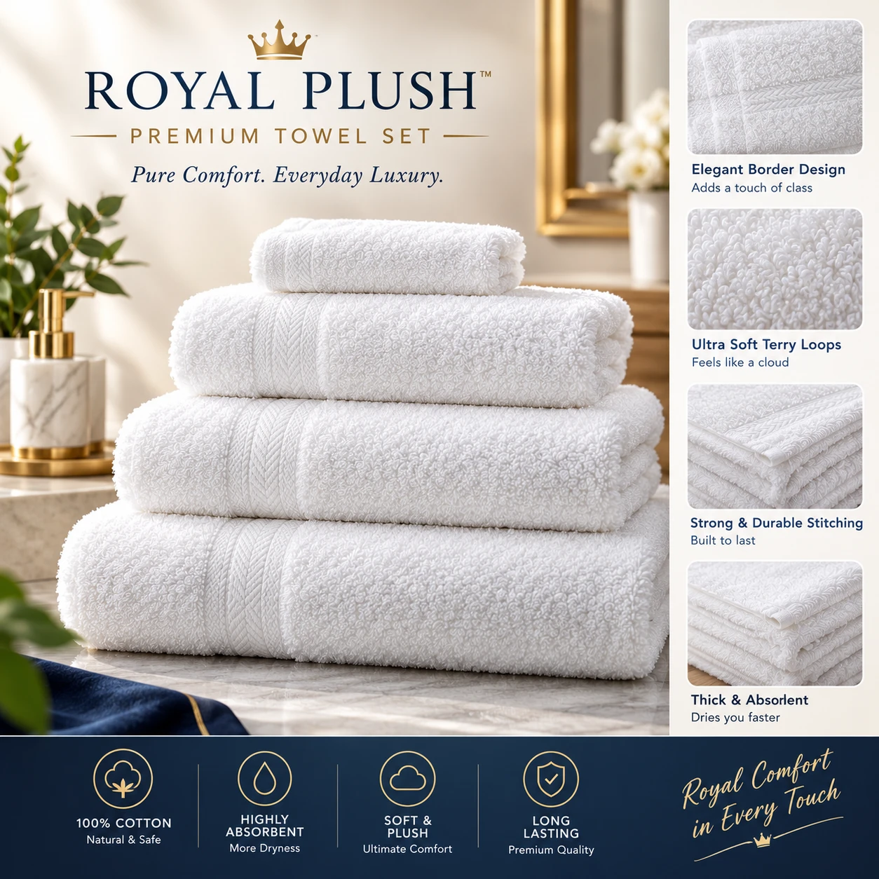 Royal Plush Premium Towel Set