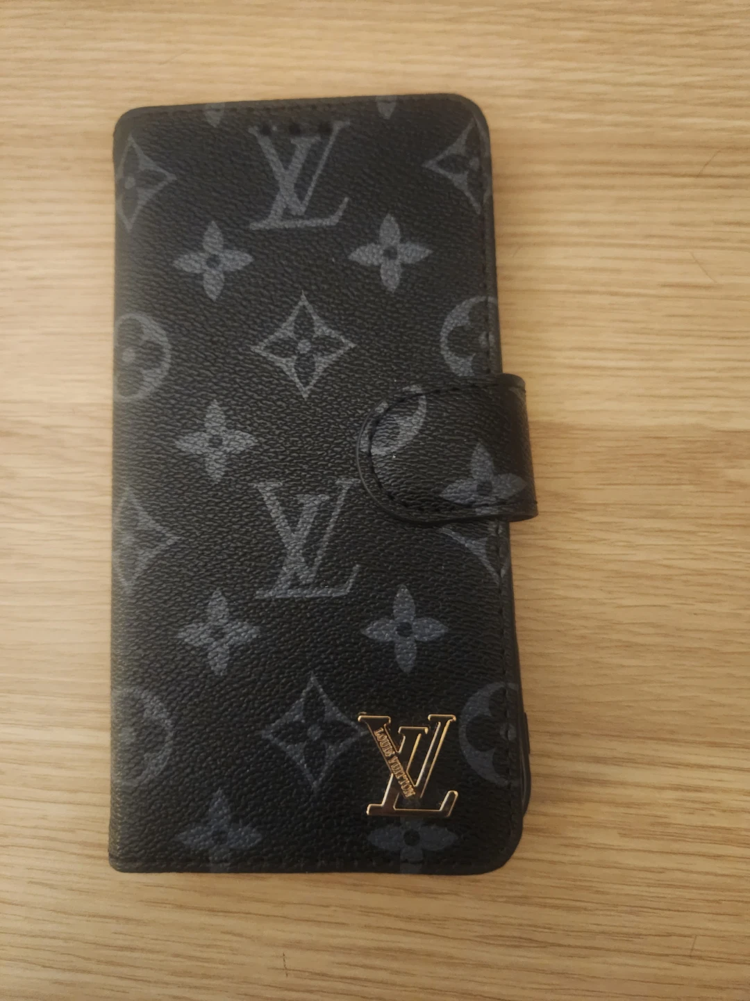 Black Louis Vuitton Quilted Eclipse Phone