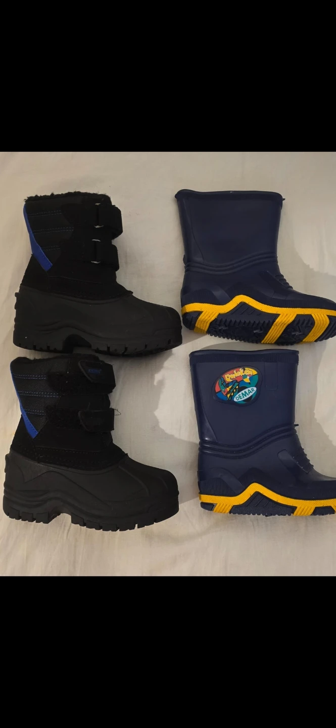 Two Pairs of Kids Winter Boots