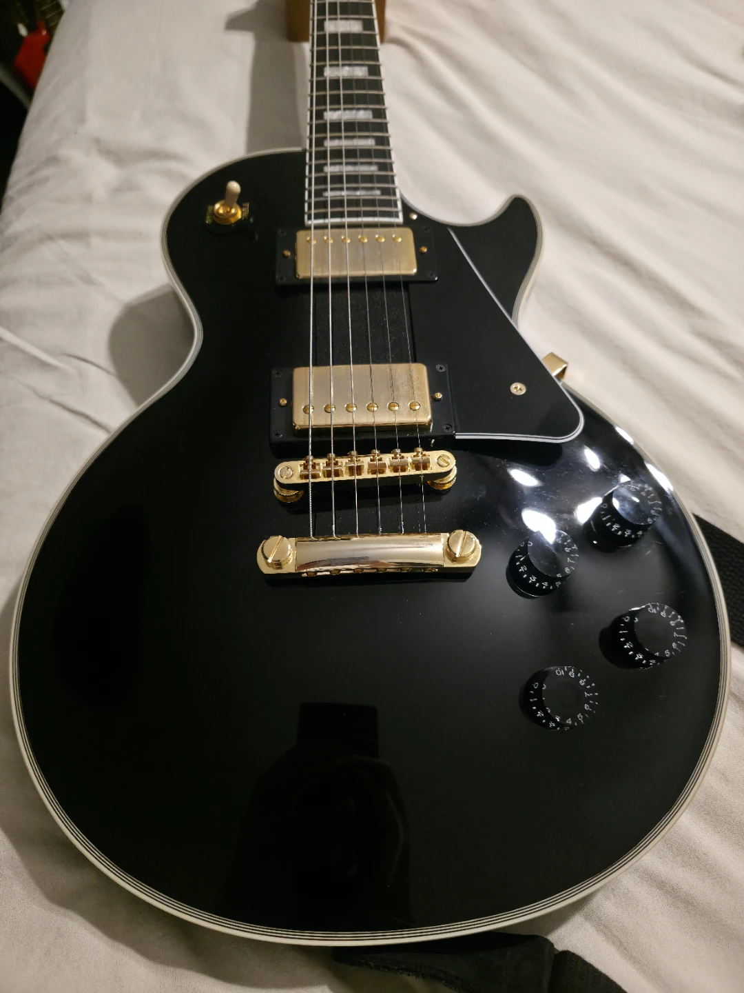 Mint Condition Epiphone les paul custom In Black
