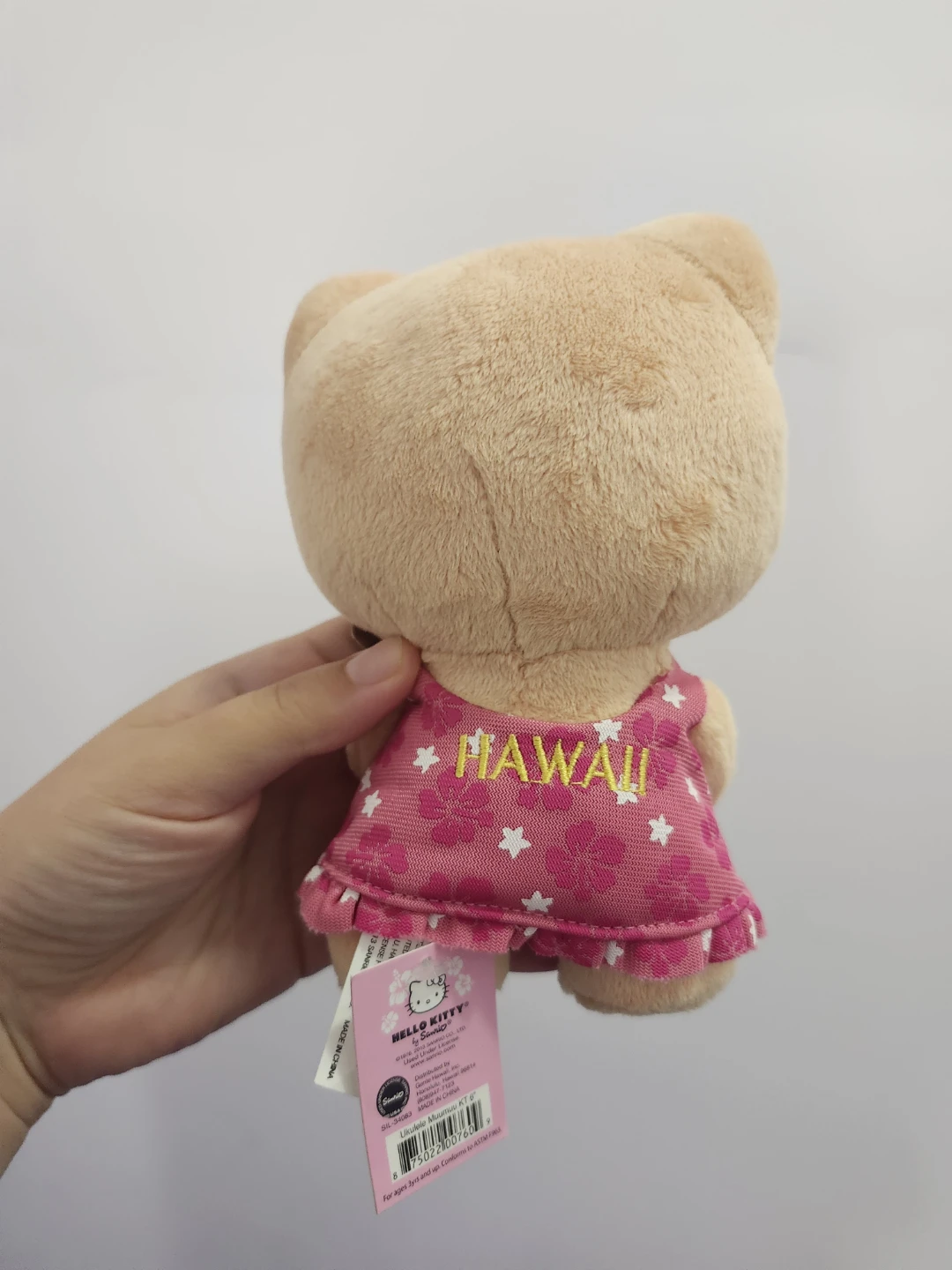 Hello Kitty Hawaii Ukulele Muumuu Plush NWT 6" - photo 2
