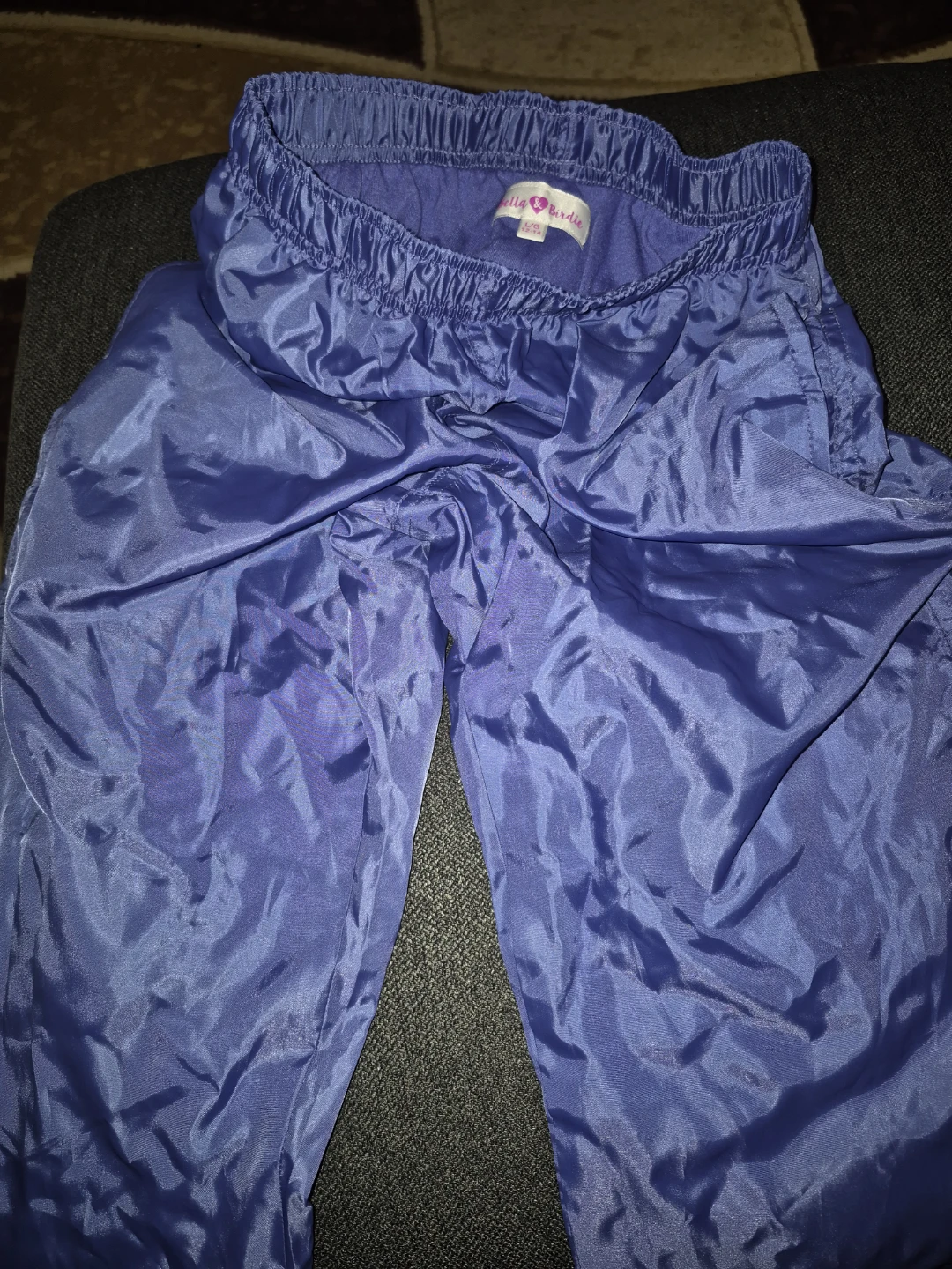 Girls Rain/Cool Fall Weather Purple Rain Pants