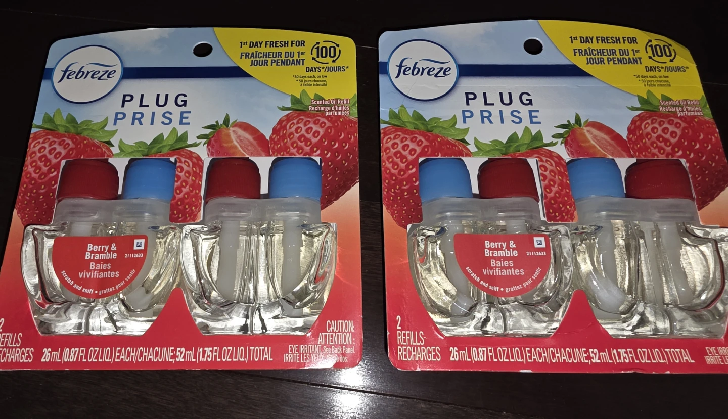 2 Packs Febreze Plug Berry & Bramble Refills