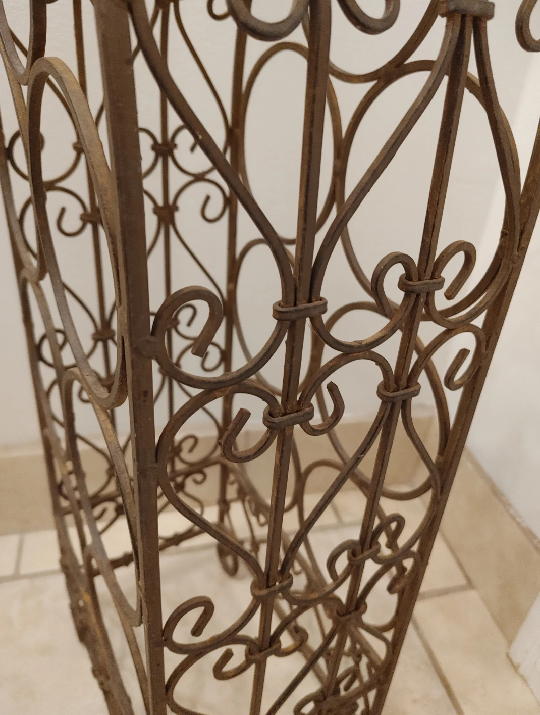 Wrought Iron Wine Rack - photo 3