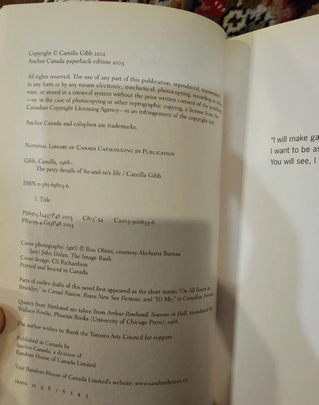 The Petty Details of So-and-so's Life by Camilla Gibb - photo 2