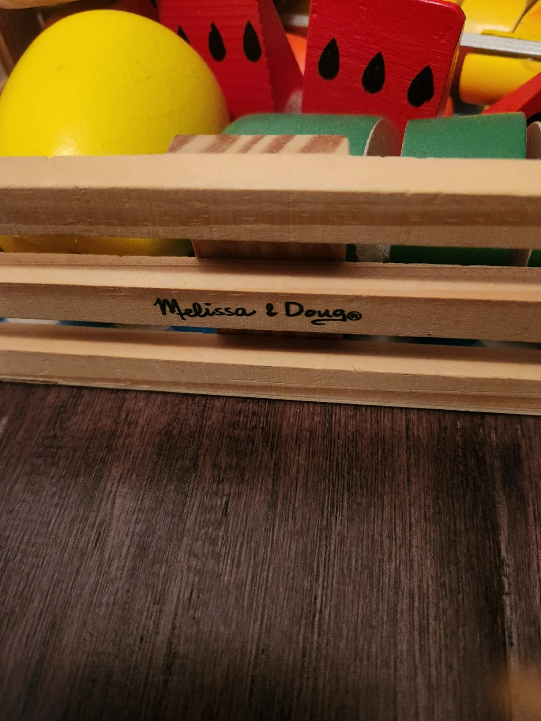 Melissa & Doug Wooden Cutting Fruit and Vegetable Set - photo 3