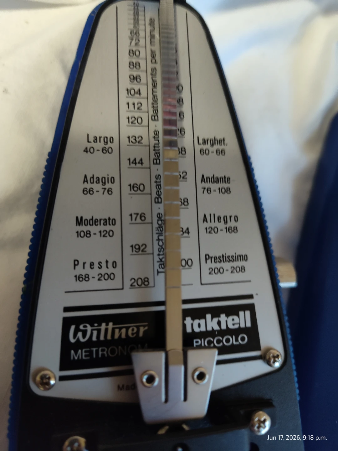 Wittner Taktell Piccolo Metronome - photo 3